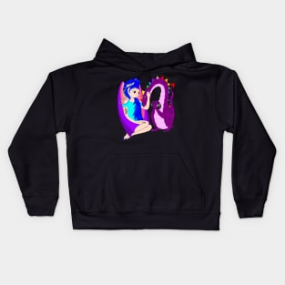 Onyx Crystal Fairy Kids Hoodie